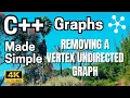 C Made Simple-Data Structures Algorithms-Part 7 2 2-Graphs Remove a Vertex Undirected Graph