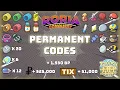 ALL PERMANENT CODES in Roria Conquest Pokemon Brick Bronze