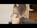 HOW TO DO A MOHAWK SKIN FADE WITH A HARD PART STEP-BY-STEP
