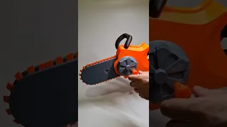 смоделил функциональную сборную бензопилу Stl на Cults3d для печати на 3d принтере 3dprinting 3d 