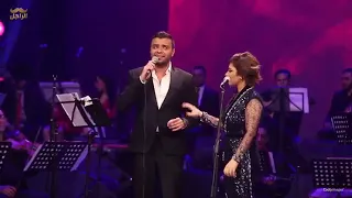 أصالة ورامي صبري مش فاكر ليك حفل ڤودافون ٢٠١٨ 