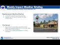 NWS Wakefield Live Weather Briefing 2026
