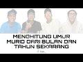 Menghitung Umur dari Bulan dan Tahun Sekarang JAVA PROGRAM