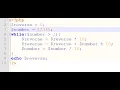 Reverse the number without using inbuilt function in PHP Hindi
