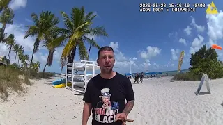 Florida Man Arrested by No Nonsense Officer for Disrupting Beach