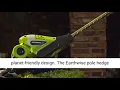Earthwise LPHT12022 Volt 20 Cordless Pole Hedge Trimmer 20 2 0AH Battery Fast Charger Included