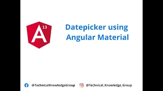 Datepicker using Angular material and ngModel