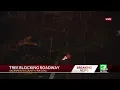 Northern California Storm Coverage Tree blocks roadway in Fair Oaks