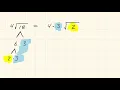 18 Simplify 4 root 18