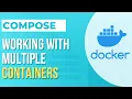 Docker compose running frontend and backend on own containers