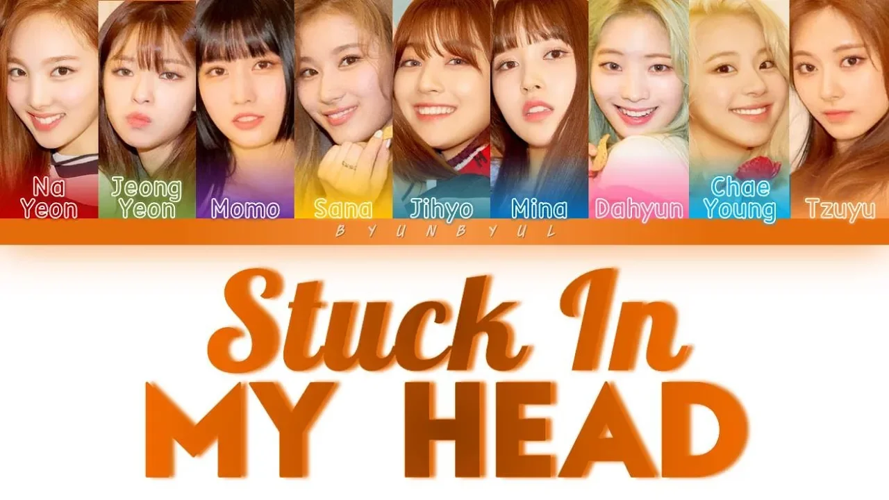 Twice 트와이스 Stuck In My Head Color Coded Lyrics Han Rom Eng Mp3 Download 3kbps Ringtone Lyrics