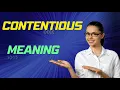 Contentious Meaning