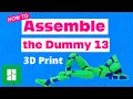 How to Assemble the Dummy 13 3D Print