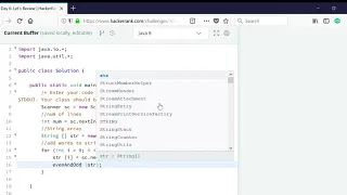 Day 6 Let s Review HackerRank JAVA
