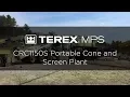 Cedarapids CRC1150S Portable Cone and Triple Shaft Horizontal Screen Plant