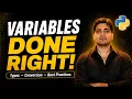 Python Variables Data Types Explained for Beginners Part 1 Type Conversion Taking User Input
