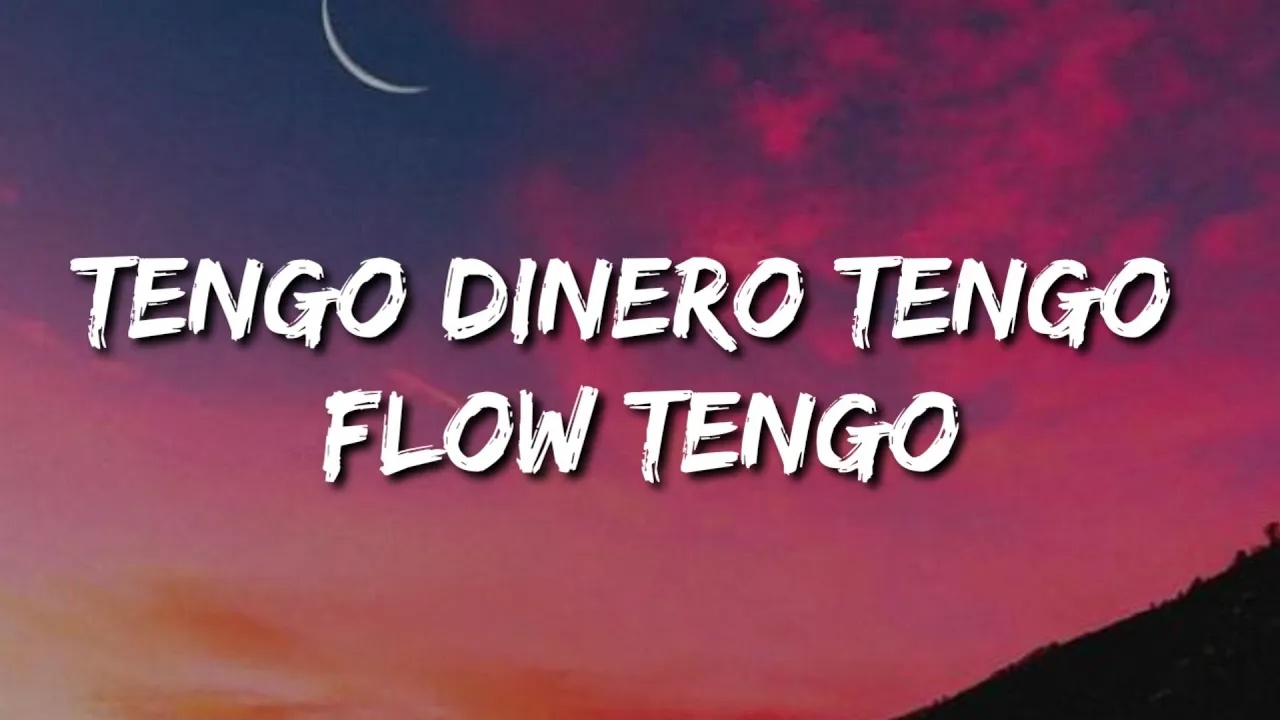 Tengo dinero tengo flow tengo todo lo que no tienes tú (Letra/Lyrics)