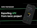 How to Make apk From ionic Project Capacitor Cordova