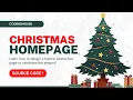 Create a Christmas Landing Page HTML CSS JS Tutorial