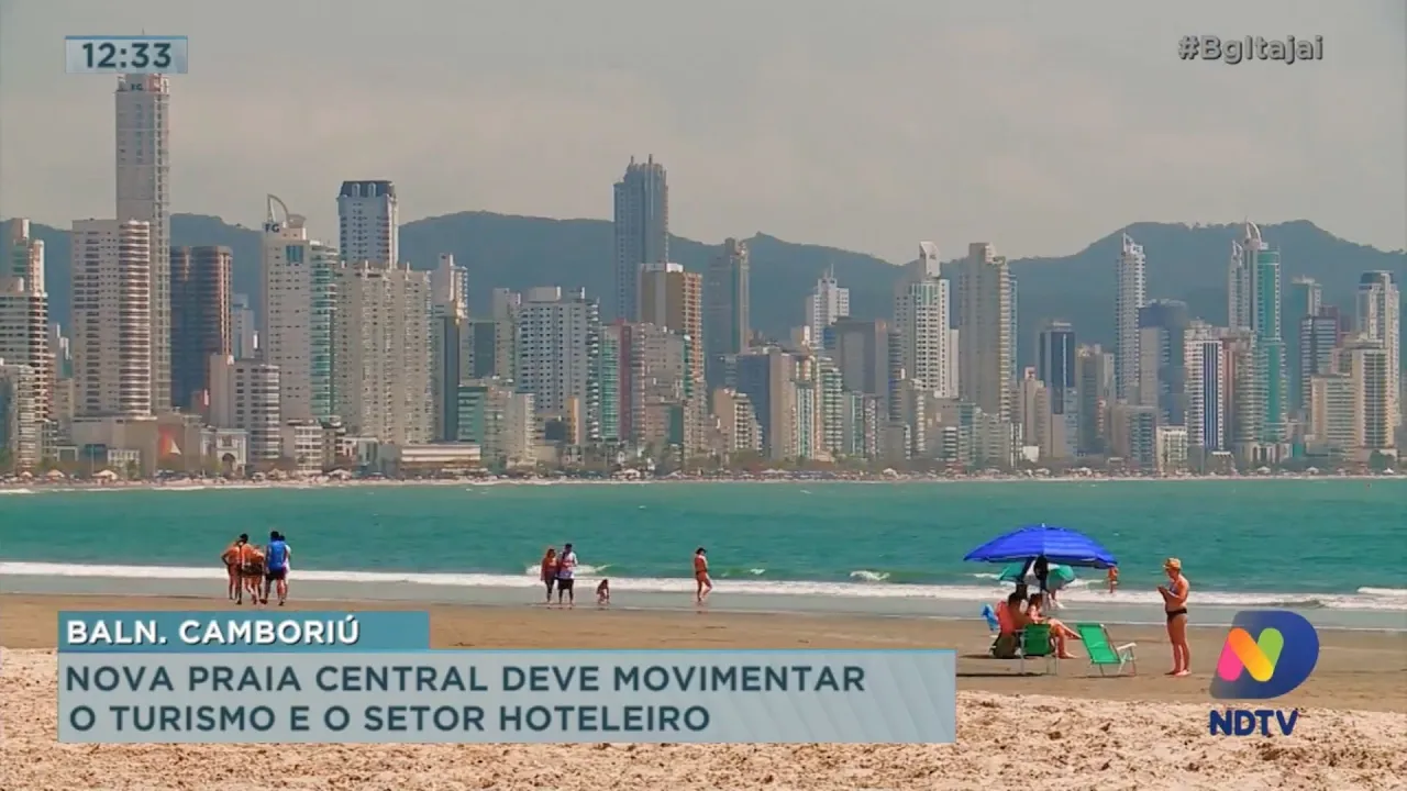 A nova praia central deve movimentar o turismo e o setor hoteleiro