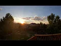 Sunset time lapse