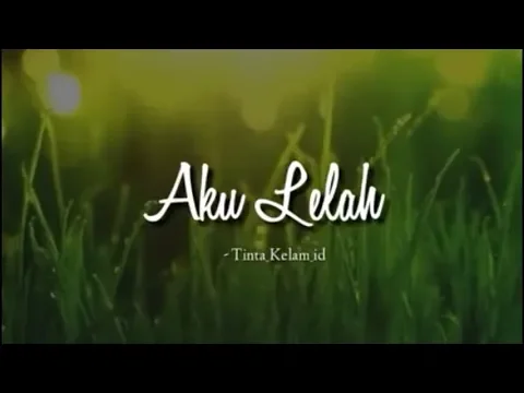 Download MP3 MUSIKALILASI AKU LELAH - TINTA KELAM ID