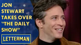 Jon Stewart Is Excited To Take Over The Daily Show Letterman