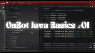 Drive TeleOp using OnBot Java LEARN IT IN 10 MINUTES