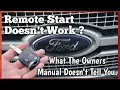 Ford F150 Remote Start Doesn t Work What The Owners Manual Doesn t Tell You How To Fix It Yourself