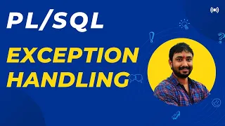 PL SQL Tutorial PL SQL Exception Handling Tutorial for Beginners in Hindi