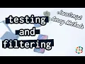 Mastering testing and filtering methods with JavaScript ES6 Arrays