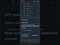 Toturial how To use Sftp