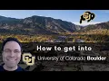 How to get into University of Colorado Boulder
