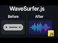 WaveSurfer js From Beginner to Professional Visual Control of Waves with Quality