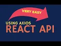 How to fetch data from API in React JS with Axios