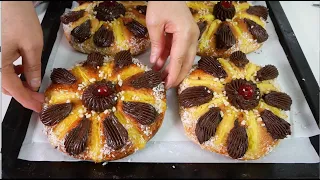 Pastanelerın sır gibi sakladığı çikolatalı çörek tarifi. 5 dakikada 1 tepsi bitti. Annemin Tarifi.