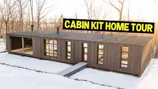LUXURY ULTRA-MODERN CABIN KIT HOME Minimalist Prefab Smart Home Tour