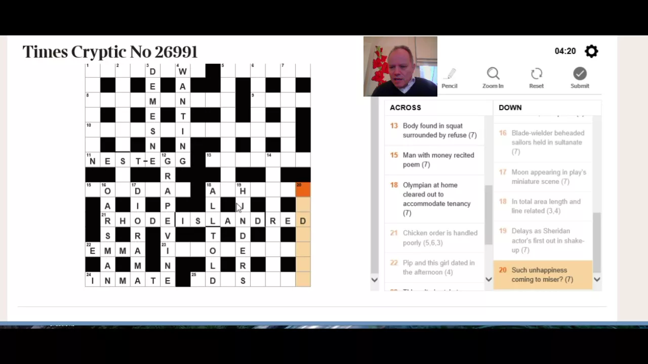Times Crossword 21st March