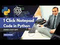 Creating a Smart Notepad with Python and ChatGPT