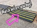 VEVOR Car Driveway Rubber Curb Ramp 4FT Long Heavy Duty Low Profile 2 6 Rise - Watch BEFORE buying