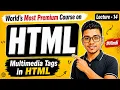 Multimedia Tags in HTML Tags Explained HTML Course in Hindi