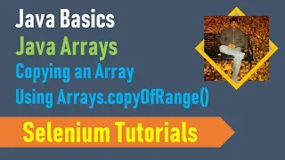 22K Java Basics for Selenium - Java Arrays