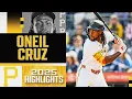 Oneil Cruz showed off the POWER and speed in the outfield for the Pirates in 2025