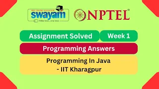 Programming In Java Week 1 Programming Assignment My Swayam