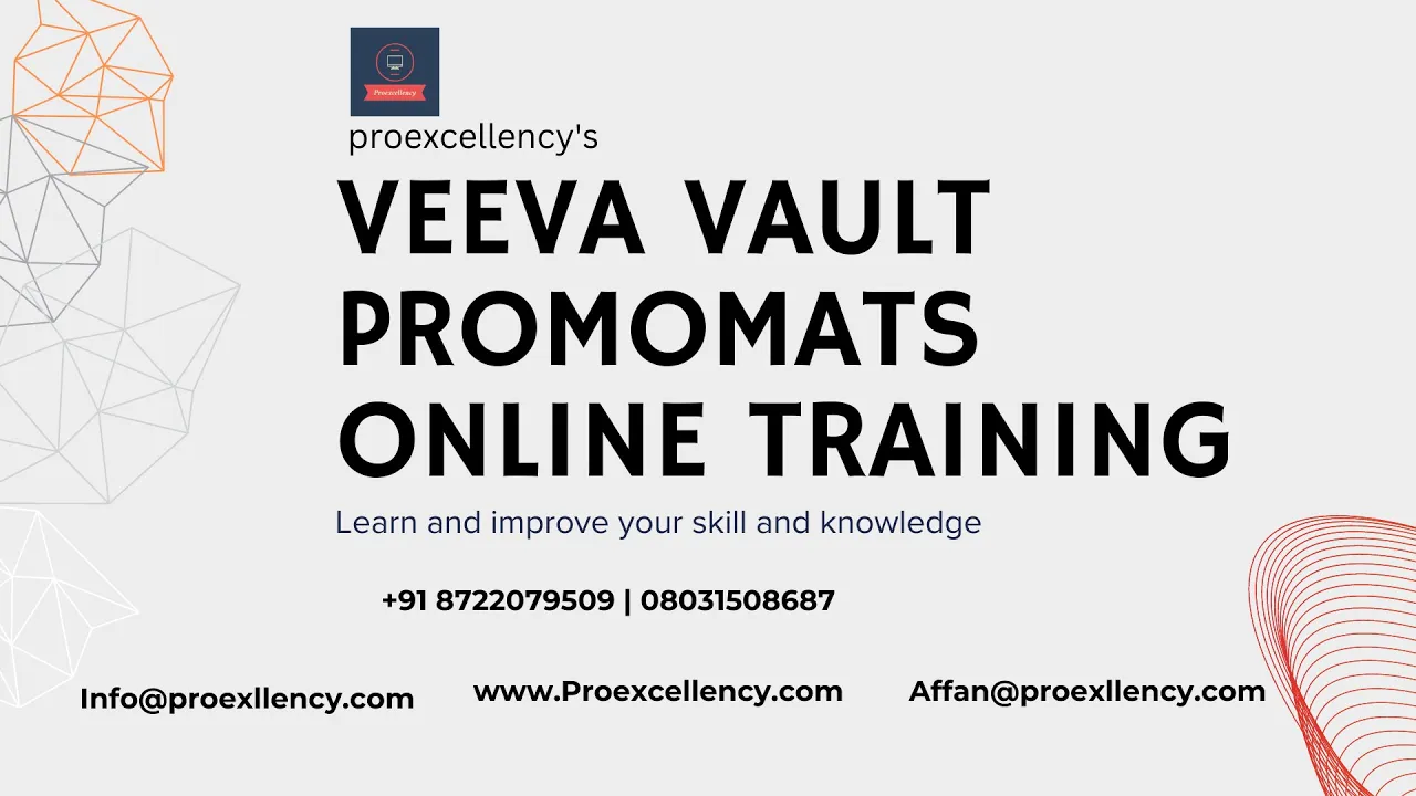 Veeva Vault PromoMats Online Training: The Comprehensive Guideline | Proexcellency