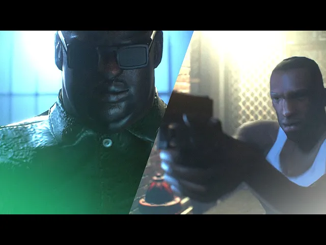 RESIDENT EVIL 3 Raccoon City Demo - CJ and Big Smoke mod