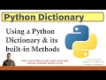 Python Dictionary and Methods clear copy get items keys pop update values