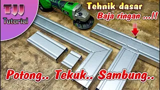 Thumbnail Tehnik dasar baja ringan, cara presisi potong, tekuk dan sambung kanal c bajaringan