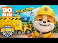 Lagu Rubble's Construction Crane Grabber Builds! w/ Charger, Wheeler \u0026 Mix | 90 Minutes | Rubble \u0026 Crew