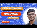 Maths for Programmers Modular Arithmetics Exploring Modular Inverse